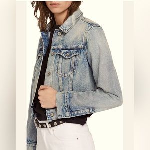 Women short Jean Jacket, denim